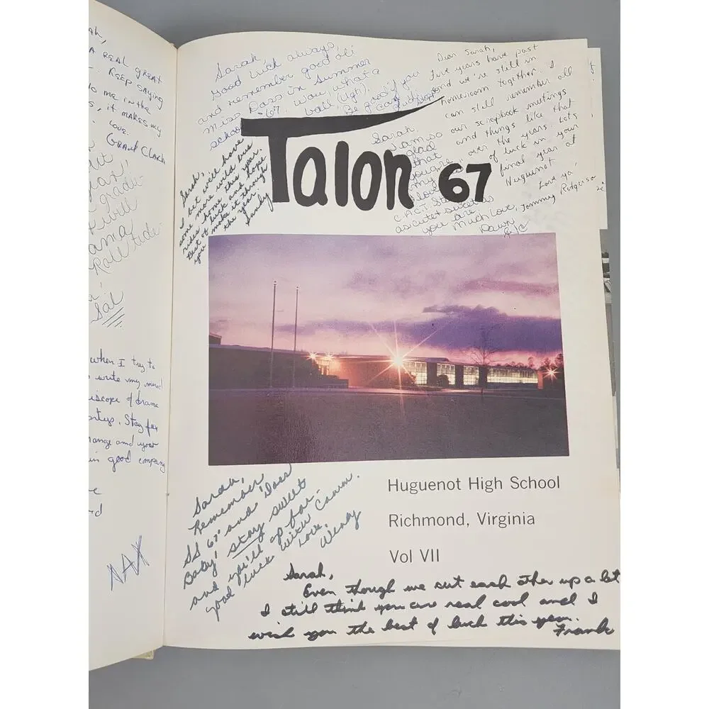 Talon Yearbook 1967 Huguenot High School Richmond, Virginia